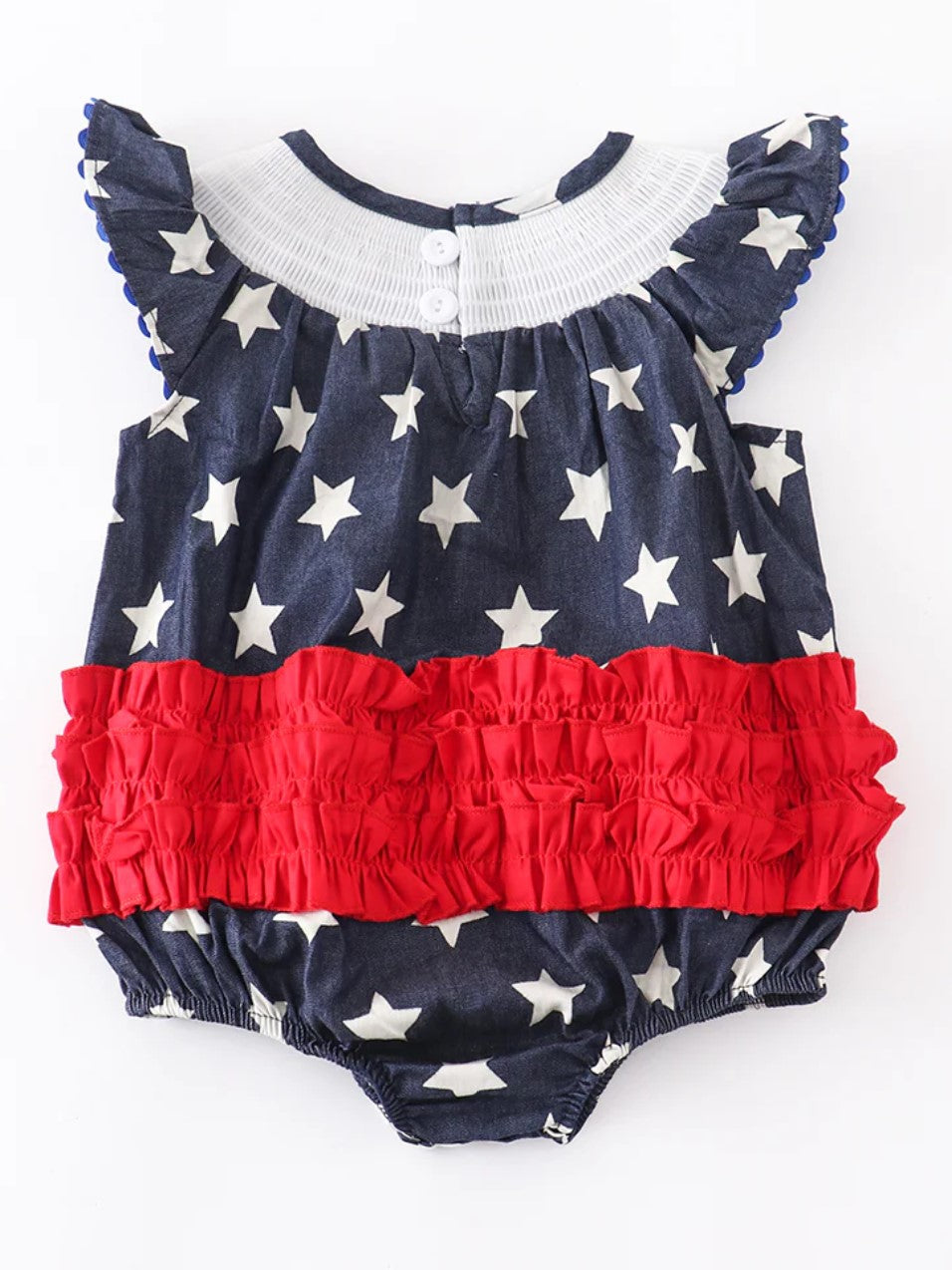 Red, White & Blue Ruffle Onesie