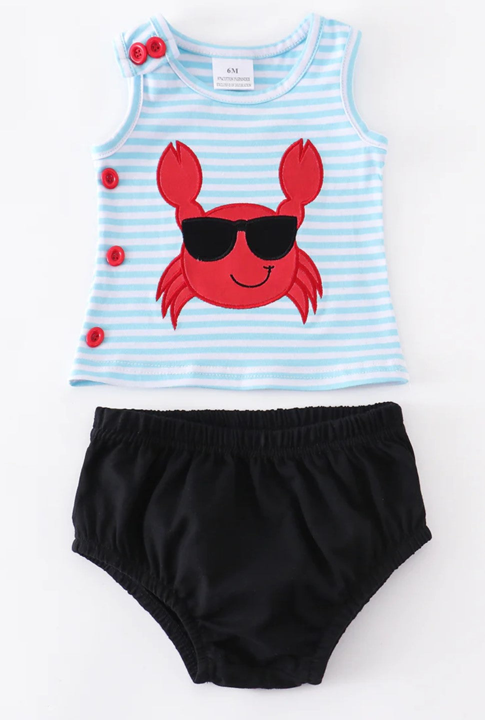 Blue Striped Crab Baby Set