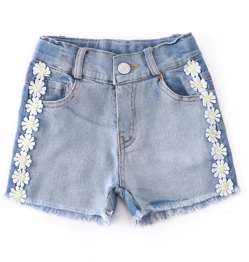 Daisy Denim Short