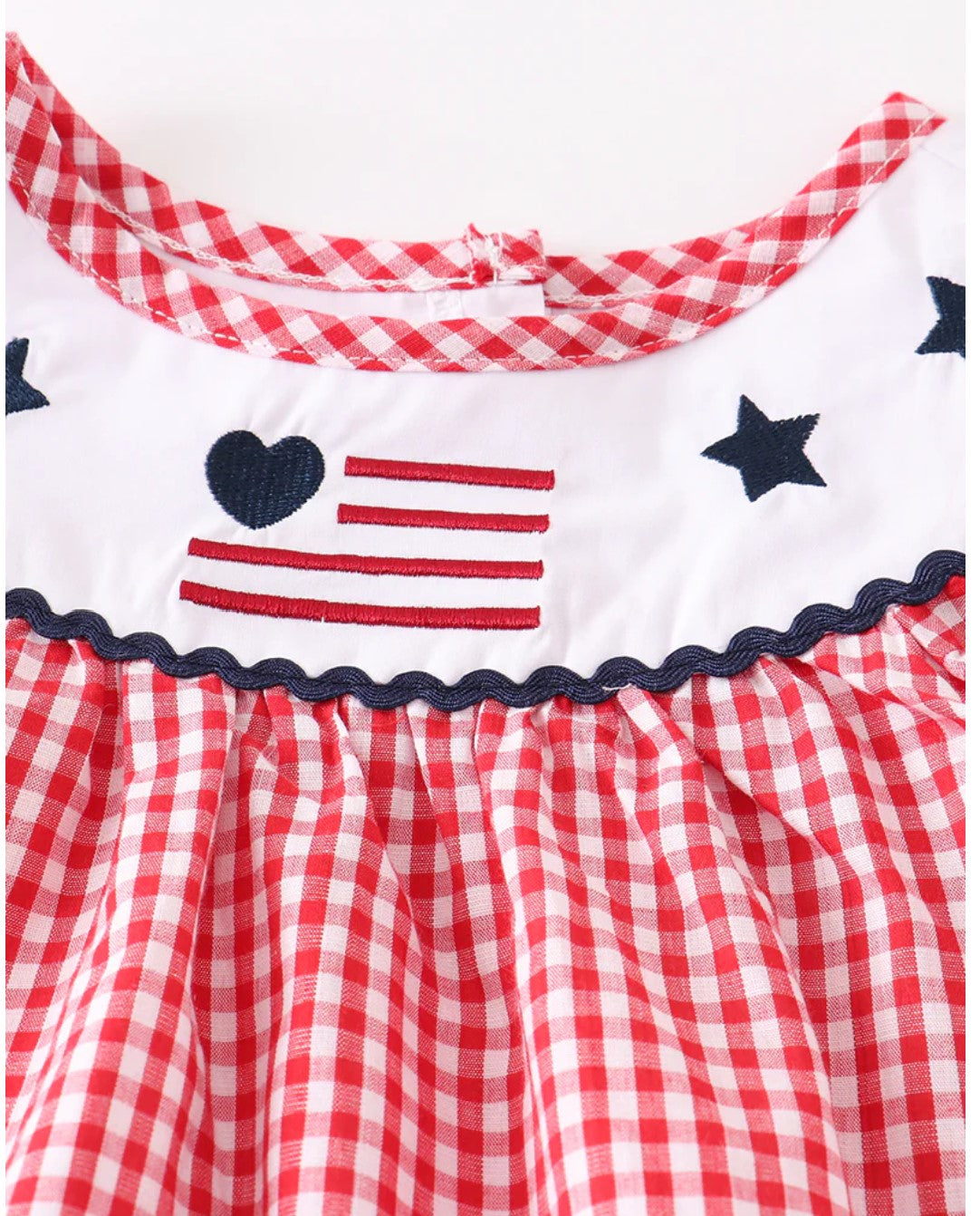 Patriotic Flag Bubble Onesie